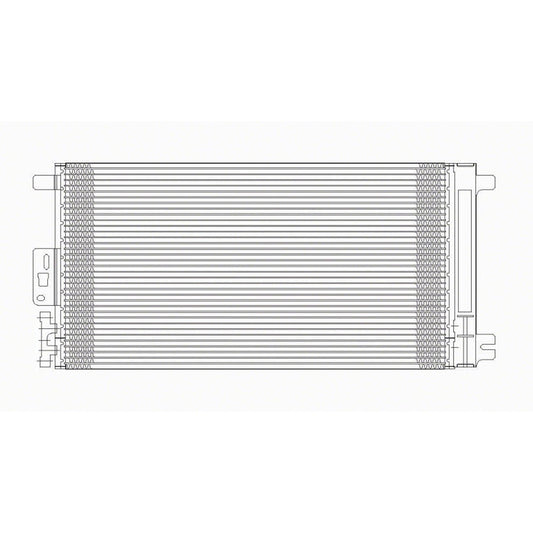 Ac Condenser With Receiver Drier 2003-2010 Saturn Ion & Chevrolet Cobalt & Pontiac Pursuit, G5
