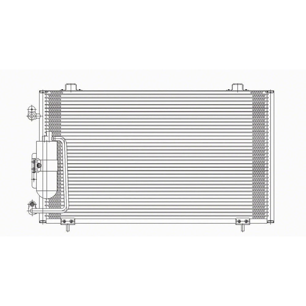 Ac Condenser With Receiver Drier 2003-2008 Pontiac Vibe