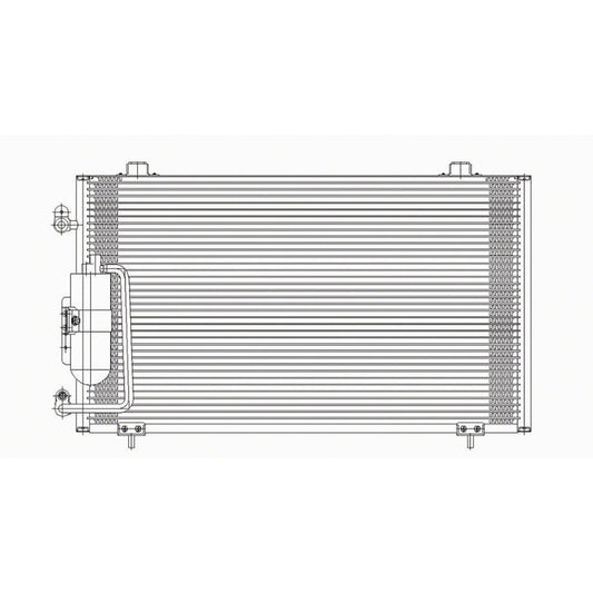 Ac Condenser With Receiver Drier 2003-2008 Pontiac Vibe