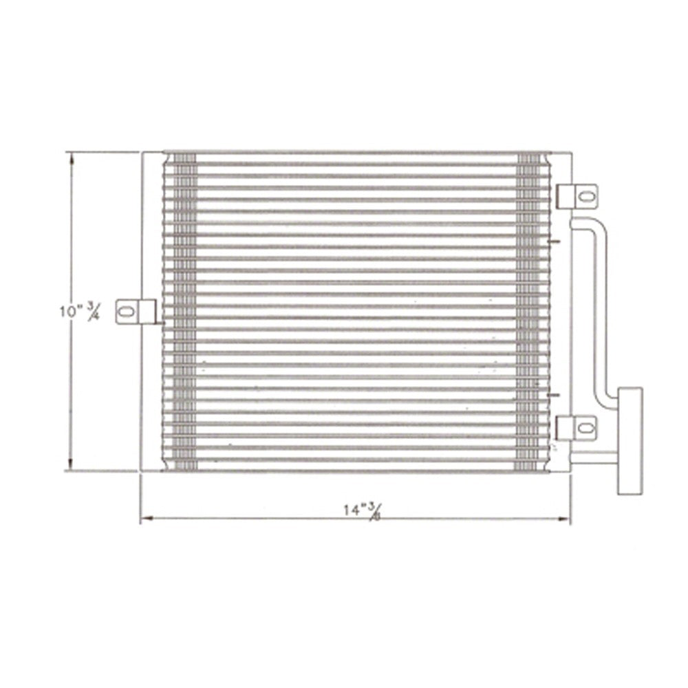 Ac Condenser 1997-2004 Porsche Boxster, 911