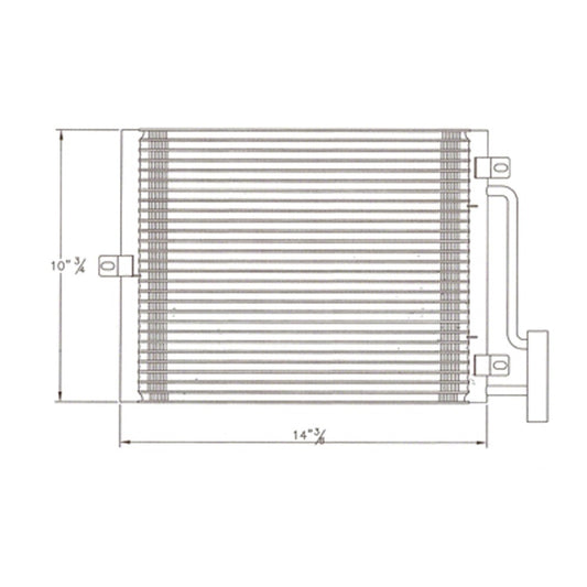 Ac Condenser 1997-2004 Porsche Boxster, 911