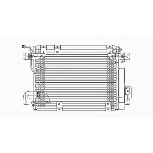 Ac Condenser With Receiver Drier 1999-2004 Chevrolet Tracker & Suzuki Vitara