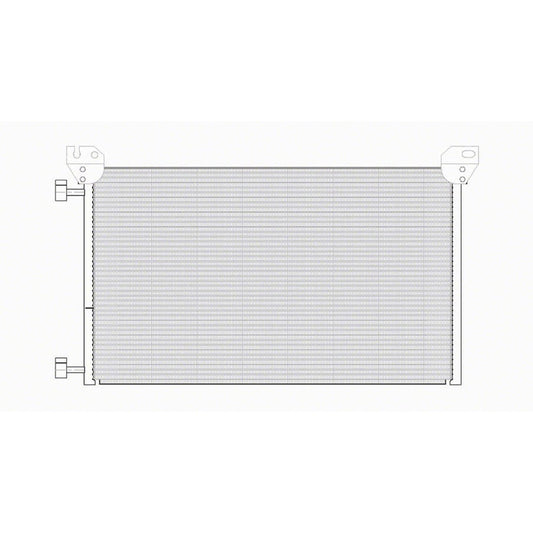 Rear Ac Condenser 1999-2014 Chevrolet Silverado 1500, Silverado 2500, Silverado 1500 Hd & Gmc Sierra 1500 & Cadillac Escalade & Hummer H2