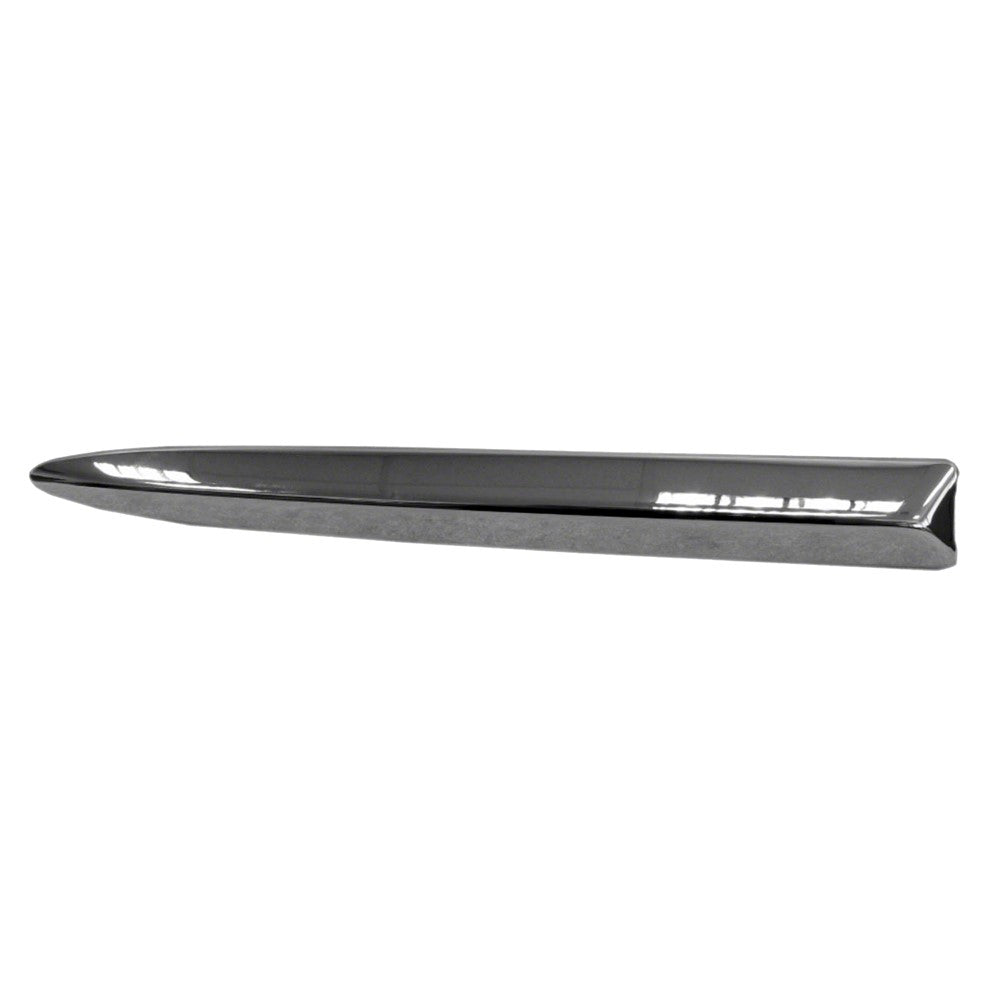Front Right Passenger Side Front Bumper Chrome Upper Molding [fits Next To Emblem] 2012-2019 Fiat 500