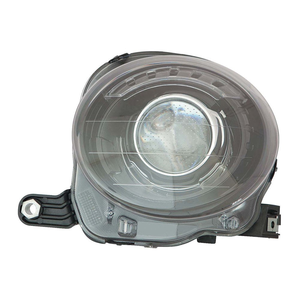 Front Left Driver Side Halogen Projector Headlight Assembly 2012-2019 Fiat 500
