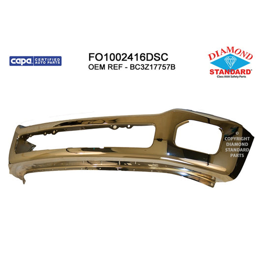 Front Bumper Face Bar 2011-2016 Ford F-250 Super Duty, F-350 Super Duty, F-450 Super Duty