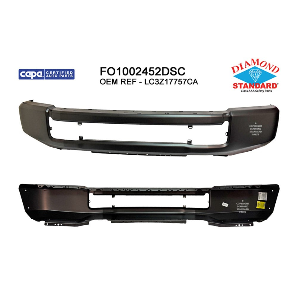 Front Bumper Face Bar 2020-2022 Ford F-250 Super Duty, F-350 Super Duty, F-450 Super Duty