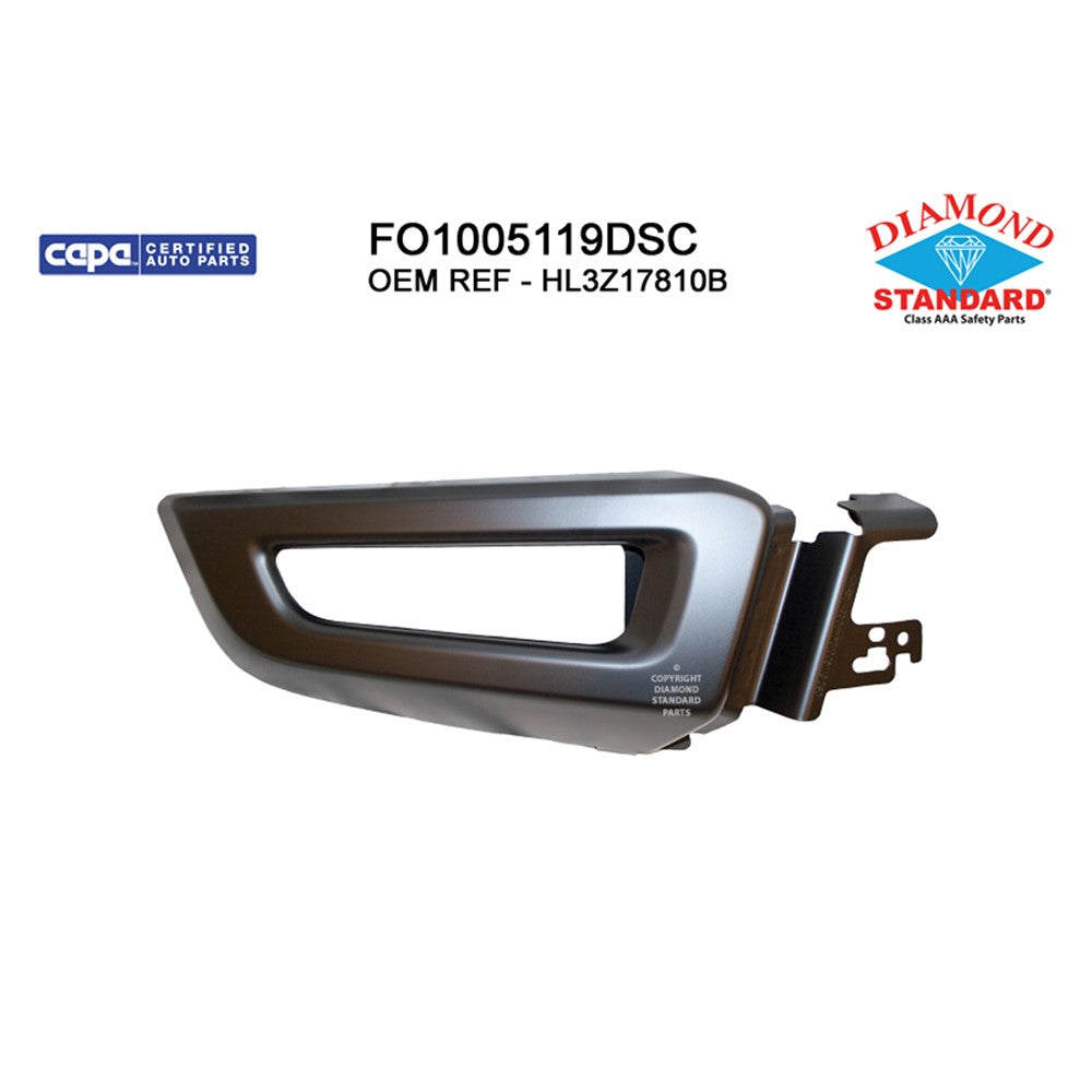 Front Right Front Passenger Side Bumper End 2017-2020 Ford F-150