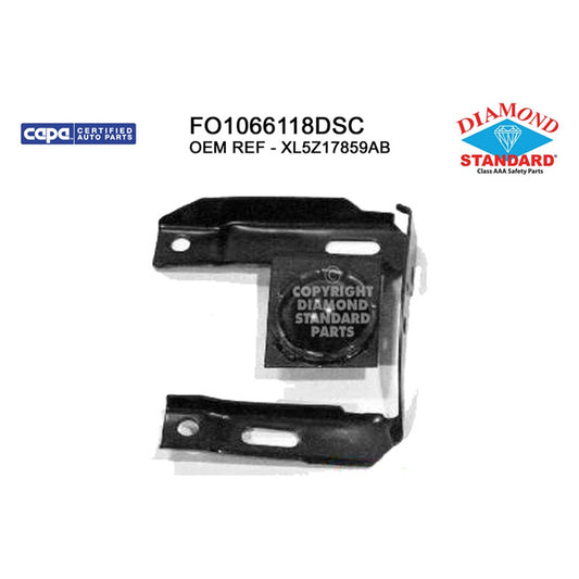 Front Left Front Driver Side Bumper Mounting Plate 1999-2000 Ford Ranger