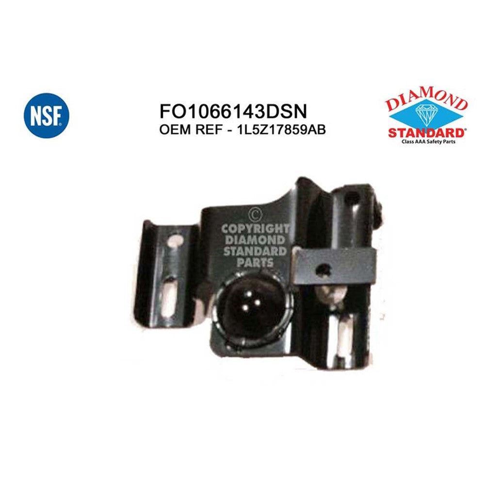 Front Left Front Driver Side Bumper Mounting Bracket [frame Mounted Reinforcement] Made Of Steel 2001-2005 Ford Ranger
