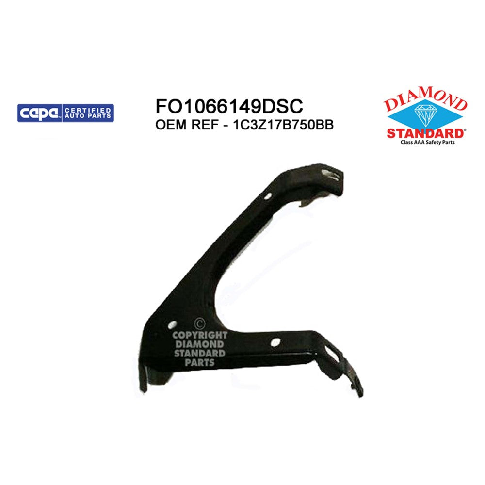 Front Left Front Driver Side Bumper Mounting Bracket 2002-2004 Ford Excursion, F-250 Super Duty, F-350 Super Duty