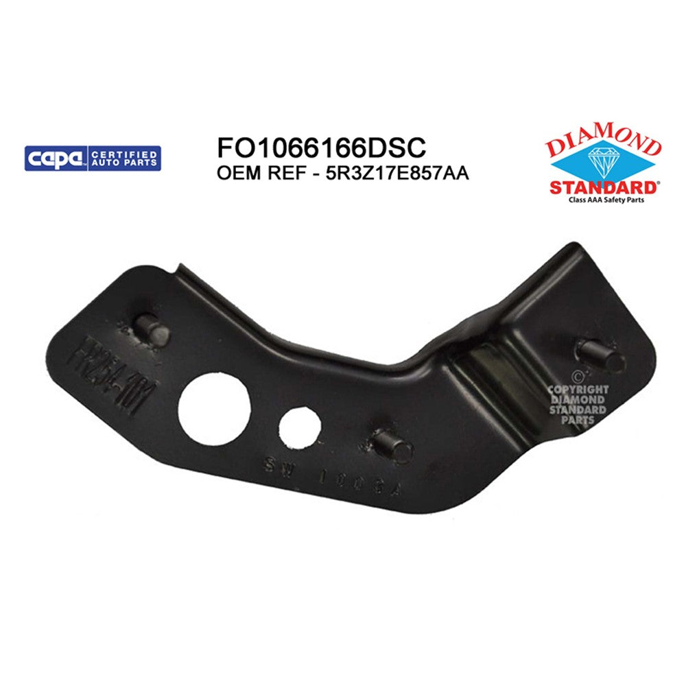 Front Left Front Driver Side Outer Bumper Cover Bracket 2005-2009 Ford Mustang