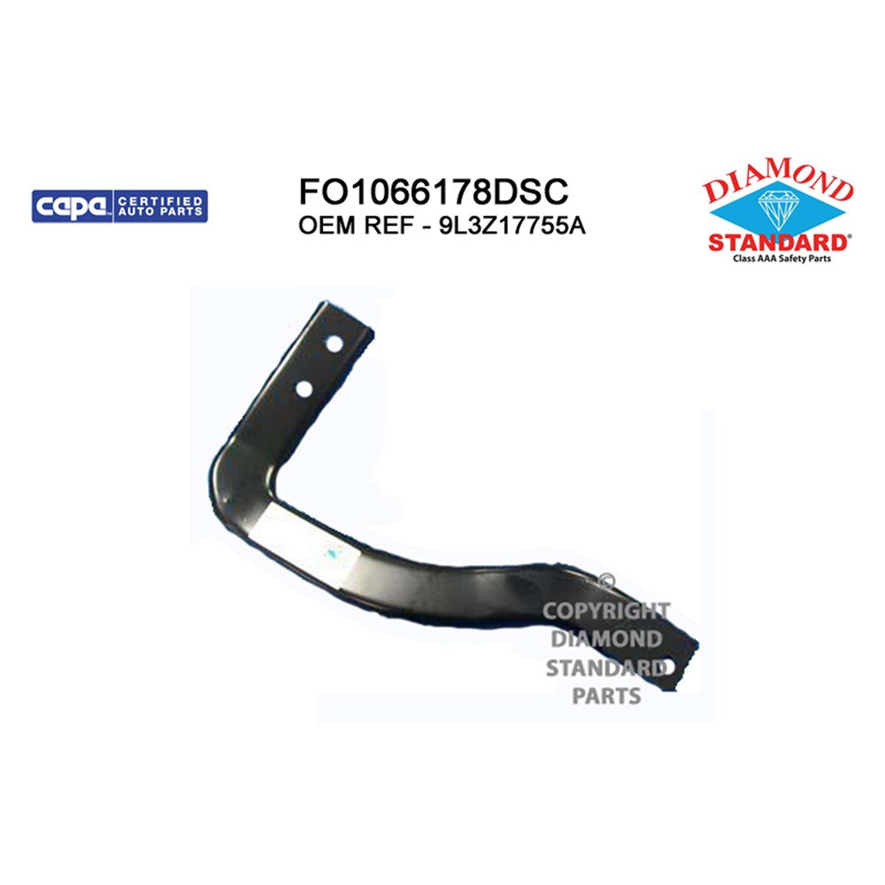 Front Left Front Driver Side Outer Bumper Mounting Bracket 2009-2014 Ford Pickup_ford_lightduty, F-150