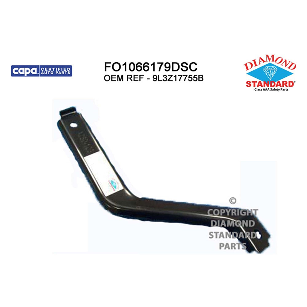 Front Left Front Driver Side Inner Bumper Mounting Bracket 2009-2014 Ford Pickup_ford_lightduty, F-150