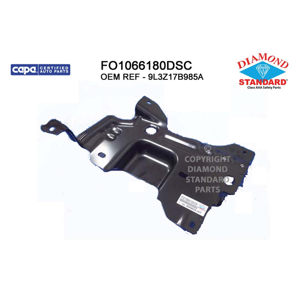 Front Left Front Driver Side Bumper Mounting Plate 2009-2014 Ford Pickup_ford_lightduty, F-150