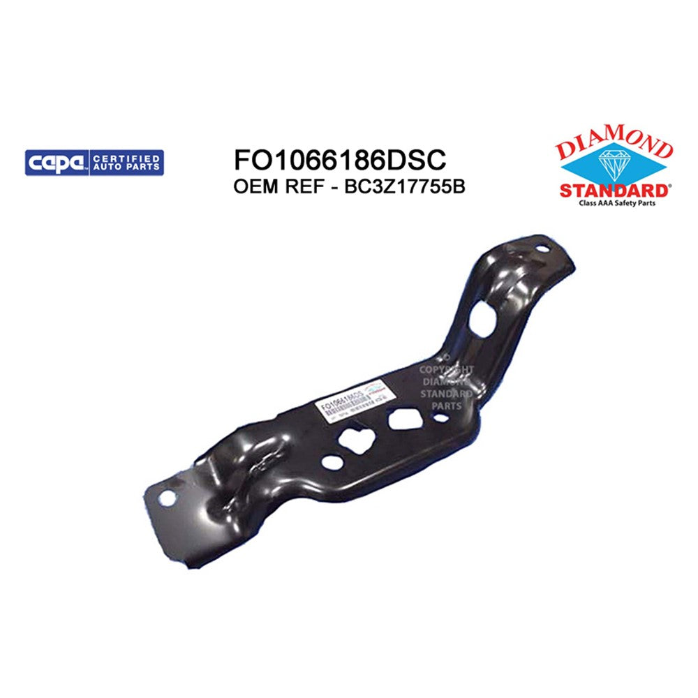 Front Left Front Driver Side Outer Bumper Mounting Bracket 2011-2016 Ford F-250 Super Duty, F-350 Super Duty, F-450 Super Duty