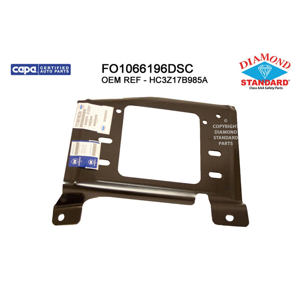 Front Left Front Driver Side Bumper Mounting Plate 2017-2019 Ford F-250 Super Duty, F-350 Super Duty, F-450 Super Duty