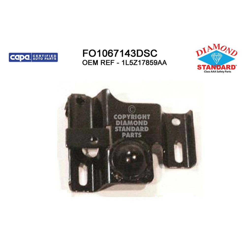 Front Right Front Passenger Side Bumper Mounting Bracket [frame Mounted Reinforcement] Made Of Steel 2001-2005 Ford Ranger