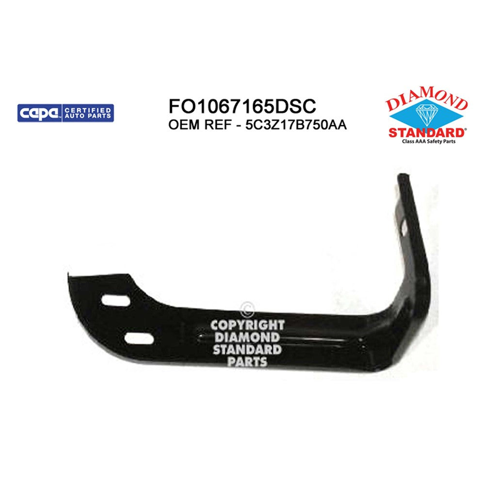 Front Right Front Passenger Side Inner Bumper Mounting Bracket 2005-2007 Ford Excursion, F-250 Super Duty, F-350 Super Duty, F-450 Super Duty