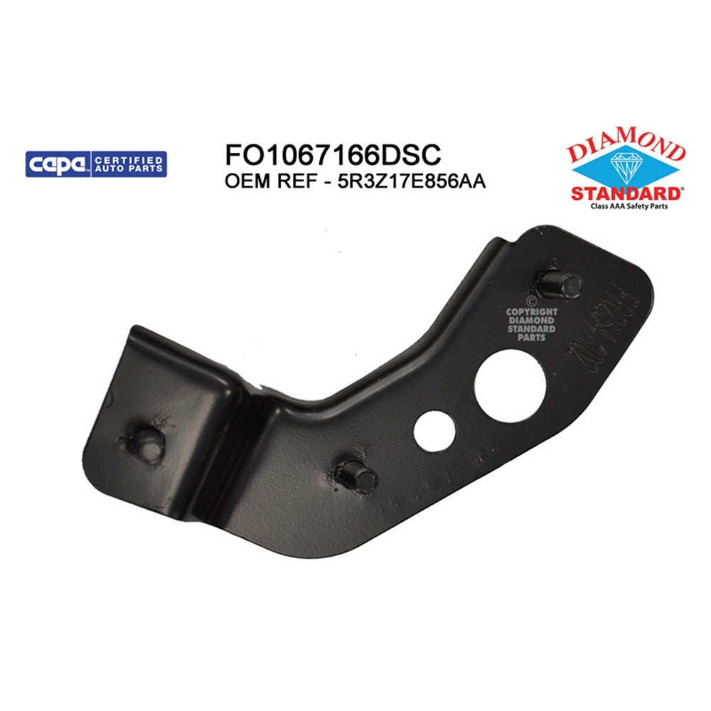 Front Right Front Passenger Side Outer Bumper Cover Bracket 2005-2009 Ford Mustang