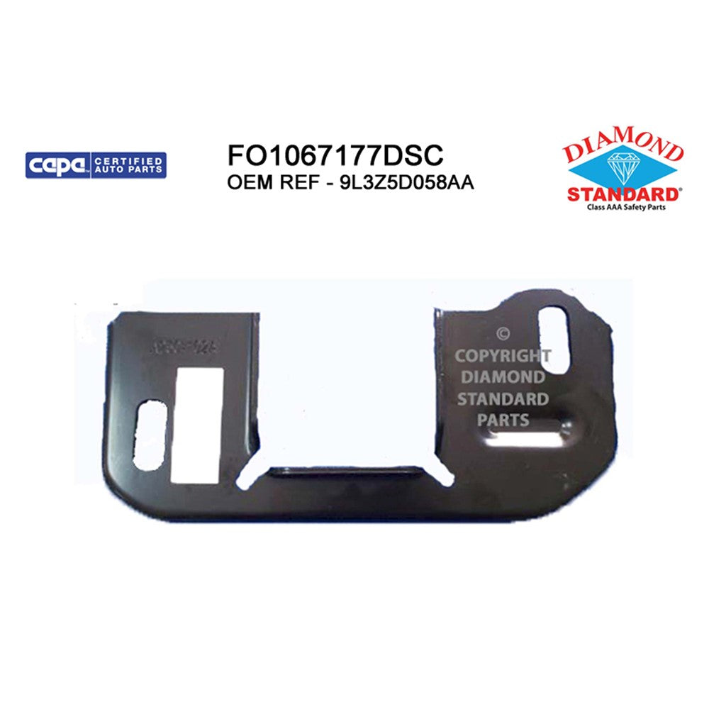 Front Right Front Passenger Side Bumper Mounting Bracket 2009-2014 Ford Pickup_ford_lightduty, F-150
