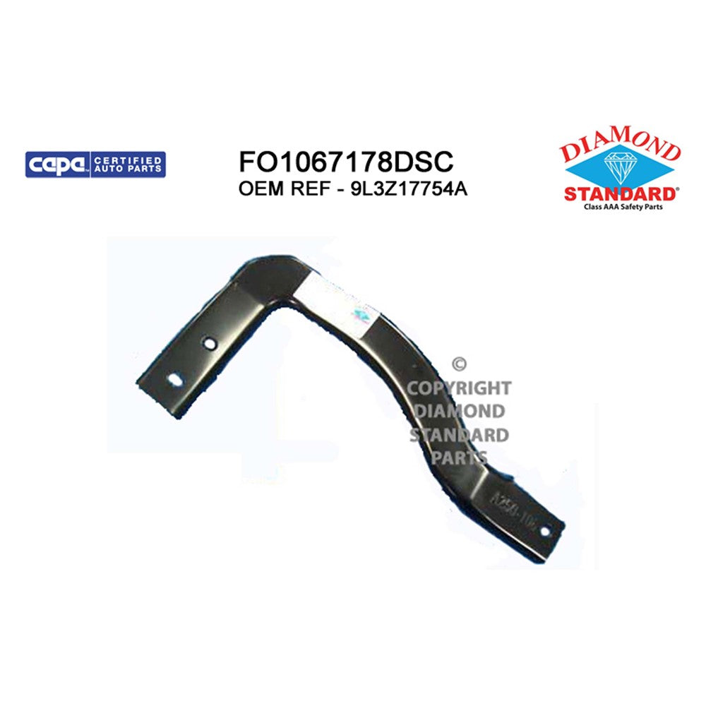 Front Right Front Passenger Side Outer Bumper Mounting Bracket 2009-2014 Ford Pickup_ford_lightduty, F-150