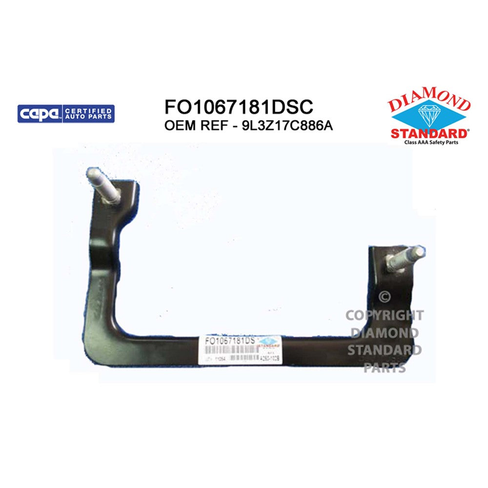 Front Right Front Passenger Side Bumper Mounting Bracket [stud Plate] 2009-2014 Ford Pickup_ford_lightduty, F-150