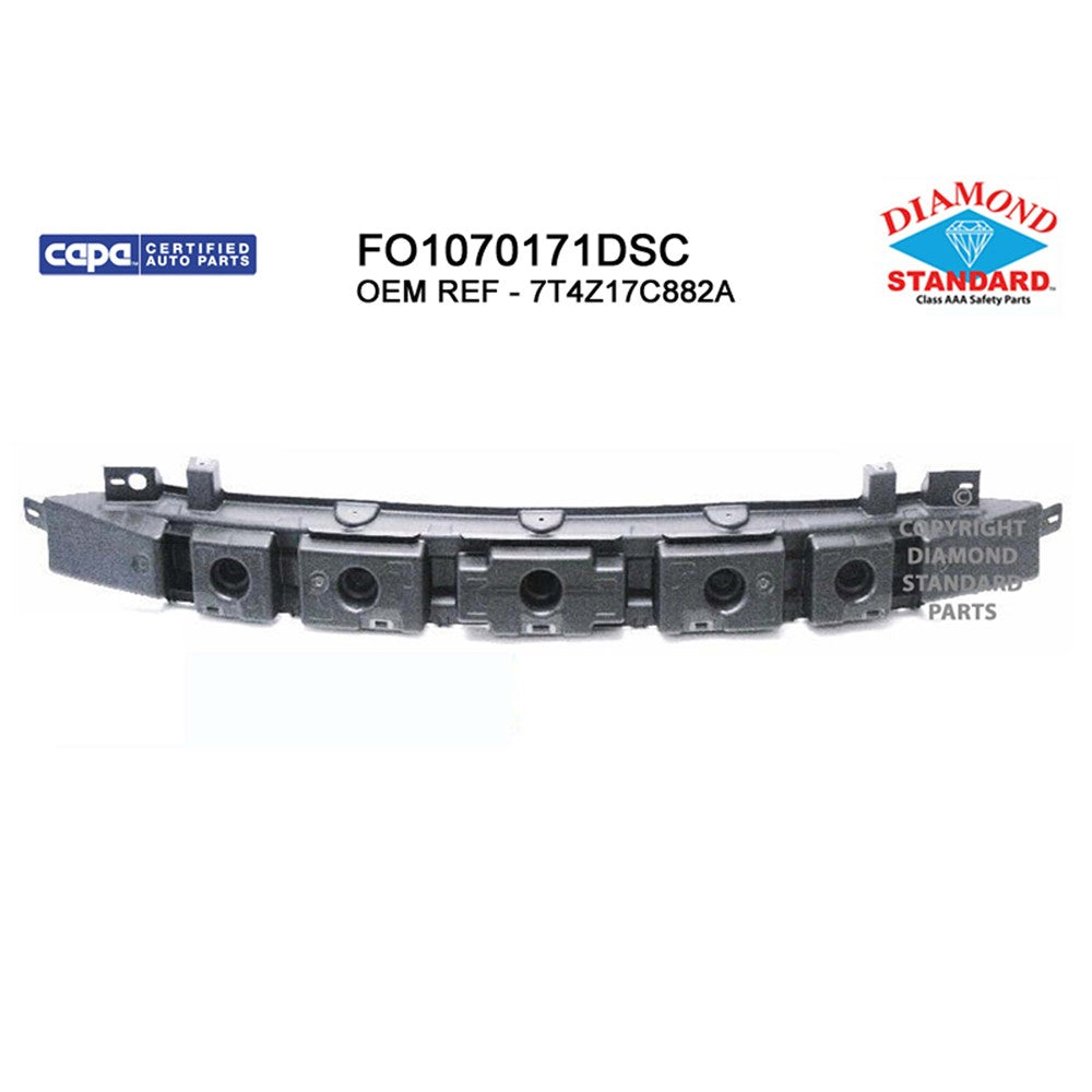 Front Bumper Impact Absorber 2007-2010 Ford Edge