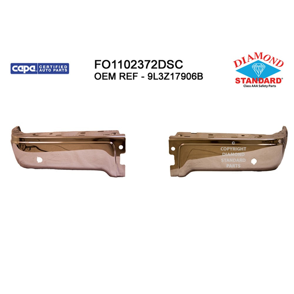 Rear Bumper Face Bar [2-Pc Left And Right] 2009-2014 Ford Pickup_ford_lightduty