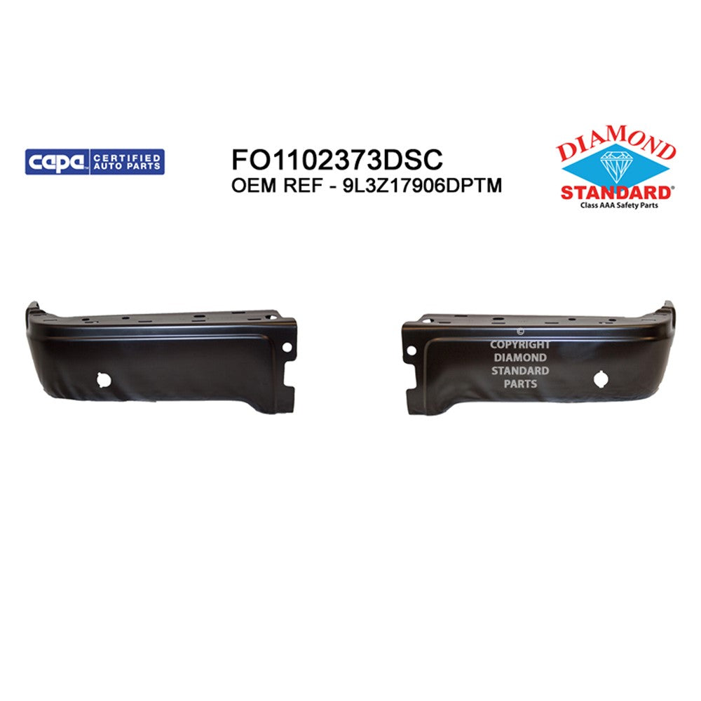Rear Bumper Face Bar [2-Pc Left And Right] 2009-2014 Ford Pickup_ford_lightduty, F-150