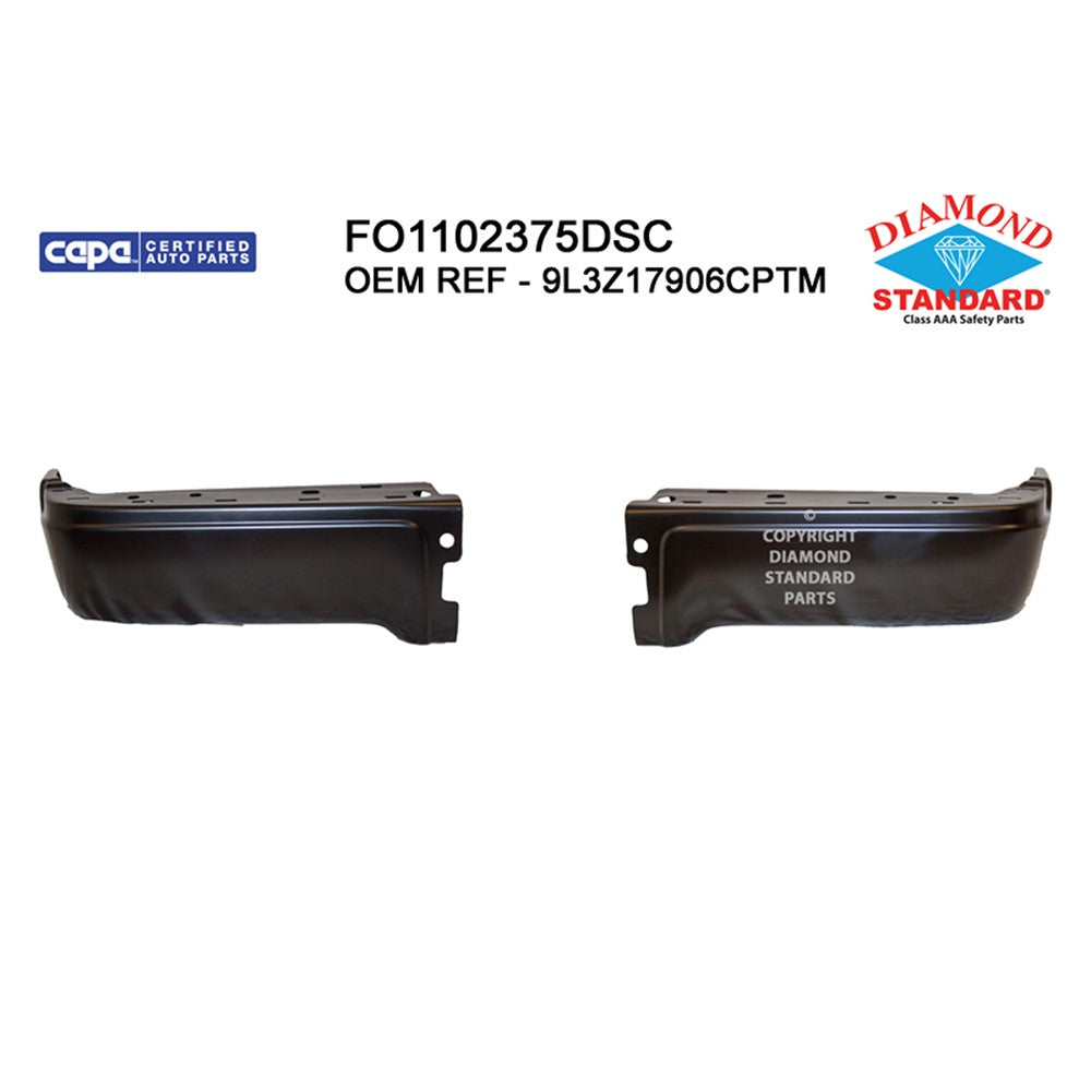 Rear Bumper End [2-Pc Left And Right] 2009-2014 Ford Pickup_ford_lightduty, F-150