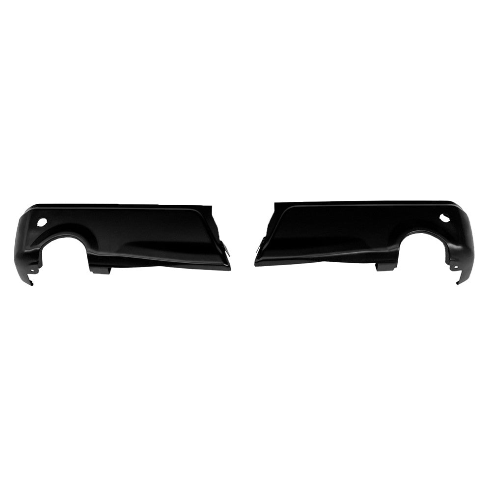 Rear Right Driver And Passenger [2-Pieces] Rear Bumper End Set 2019-2020 Ford F-150