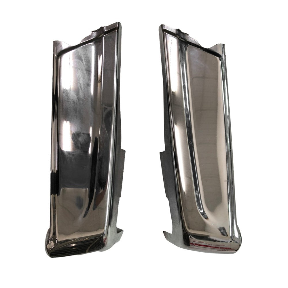 Rear 2-Pc Left And Right Bumper End Set [step Bumper Face Bar] Except Raptor And Tremor 2021-2023 Ford F-150