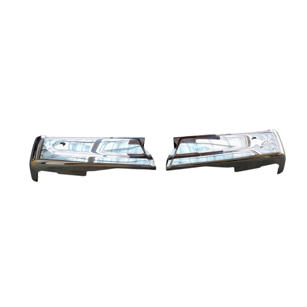 Rear 2-Pc Left And Right Bumper End Set [step Bumper Face Bar] Except Raptor And Tremor 2021-2023 Ford F-150