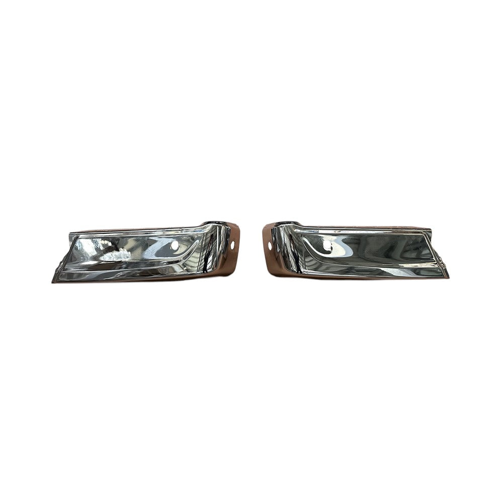 Rear 2-Pc Left And Right Bumper End Set [step Bumper Face Bar] Except Raptor And Tremor 2021-2023 Ford F-150
