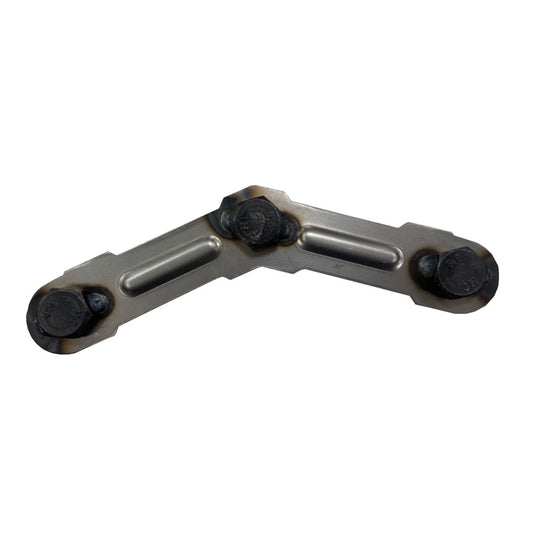 Rear Right Driver Or Passenger Side Rear Bumper Mounting Bracket [hitch Plate Mount] Made Of Steel 2015-2020 Ford F-150