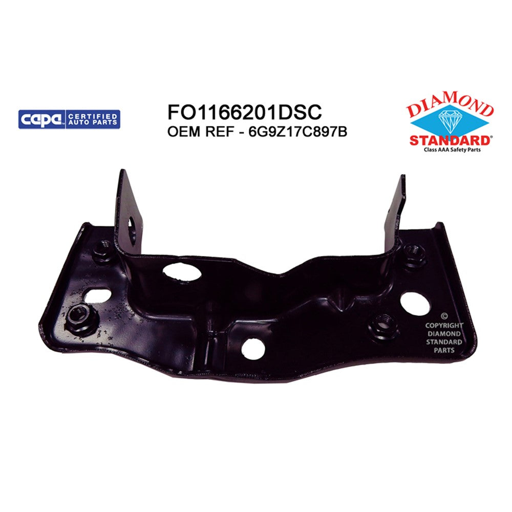 Rear Left Rear Driver Side Bumper Mounting Bracket 2013 Ford Fusion & Lincoln Mkz