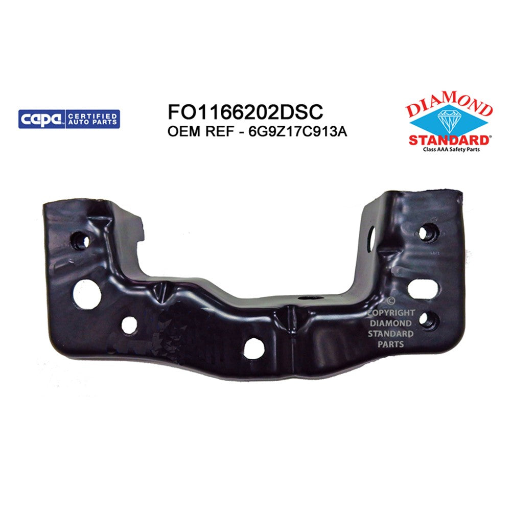 Rear Left Rear Driver Side Bumper Impact Bar Bracket 2013-2020 Ford Fusion, Police Responder Hybrid, Ssv_plug-In_hybrid & Lincoln Mkz