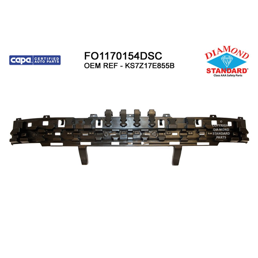 Rear Bumper Impact Absorber 2019-2020 Ford Fusion, Police Responder Hybrid, Ssv_plug-In_hybrid