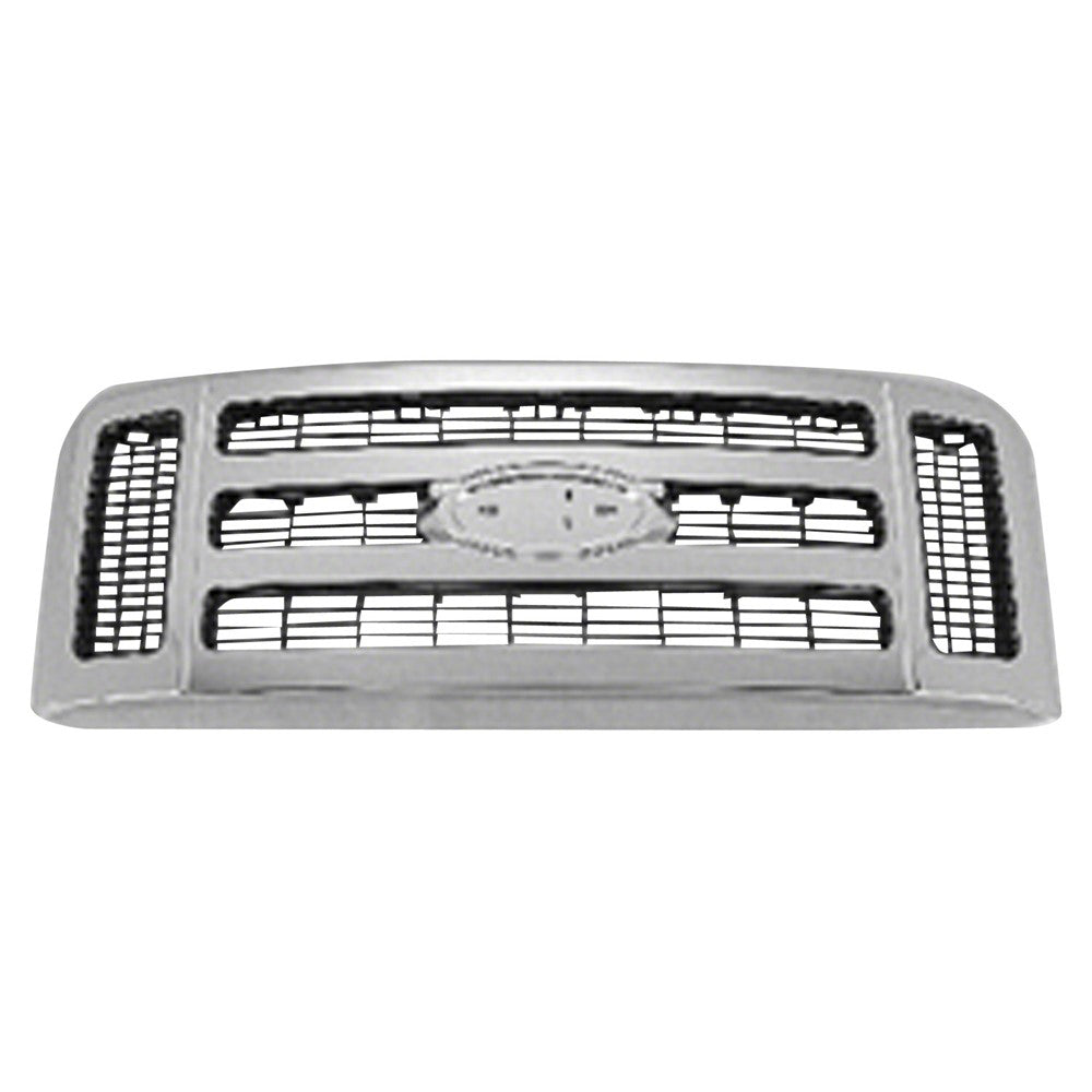Factory Style Replacement Front Grille for Ford F-250 Super Duty, Ford F-350 Super Duty
