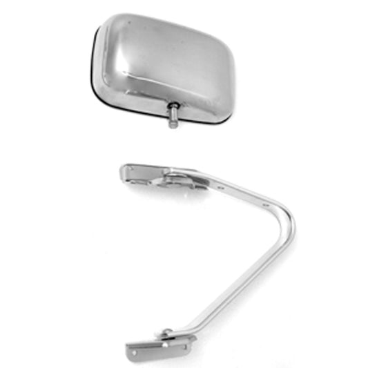 Right Driver Or Passenger Side Manual Door Chrome Head Mirror 1987-1991 Ford Bronco, Pickup_ford_fullsize(-1996)