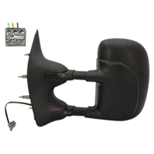 Left Driver Side Power Door Mirror 2003-2025 Ford Econoline Super Duty, E-350 Super Duty, E-450 Super Duty