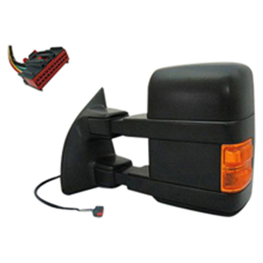 Factory Style Replacement Driver Side Power Door Mirror for Ford F-250 Super Duty