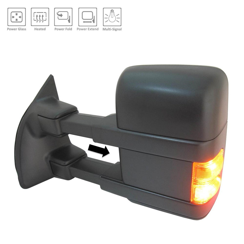 Factory Style Replacement Driver Side Door Mirror for Ford F-250 Super Duty