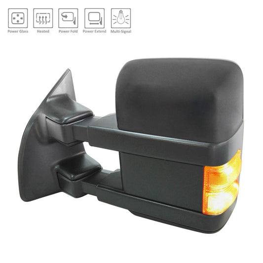 Left Driver Side Power Door Mirror 2010-2016 Ford F-250 Super Duty, F-350 Super Duty, F-450 Super Duty