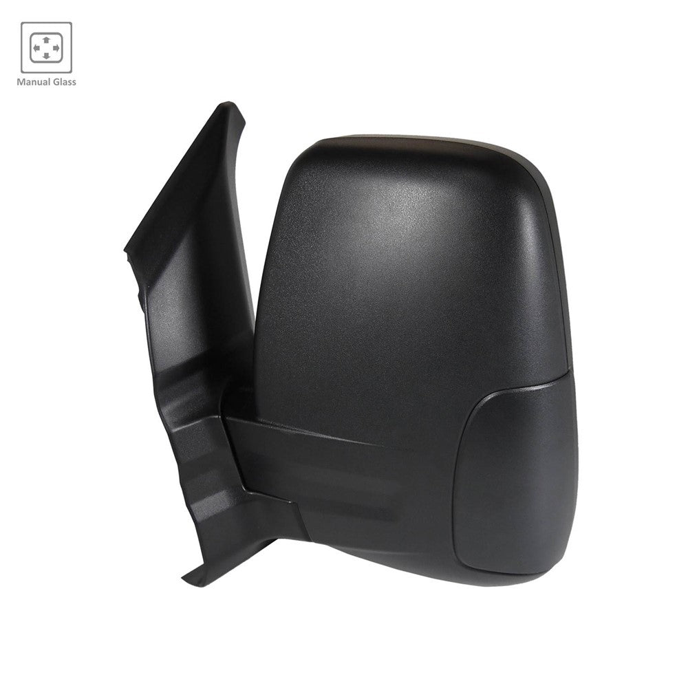 Left Driver Side Manual Door Mirror 2015-2017 Ford Transit-150, Transit-250, Transit-350, Transit-350 Hd