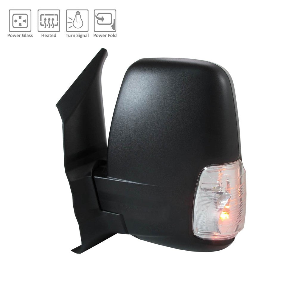 Left Driver Side Power Door Mirror 2018-2019 Ford Transit-150, Transit-250, Transit-350, Transit-350 Hd