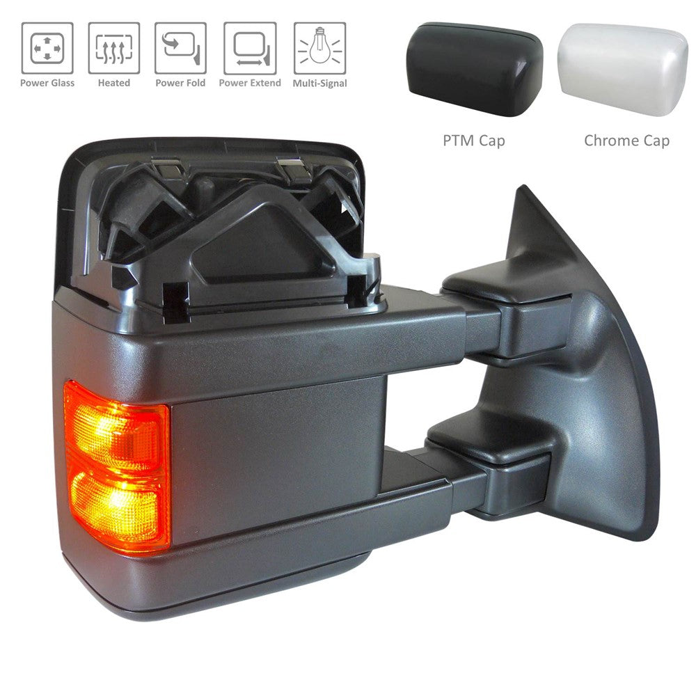 Factory Style Replacement Passenger Side Door Mirror for Ford F-250 Super Duty