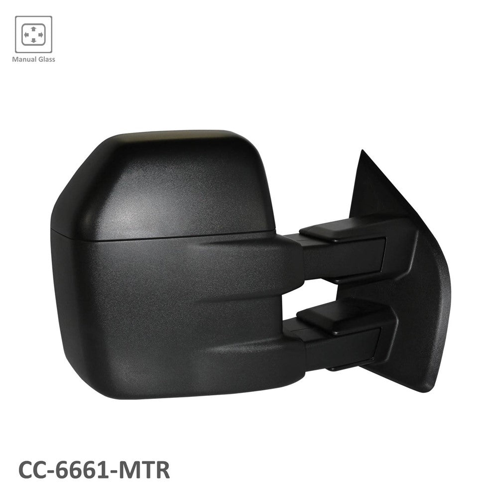Right Passenger Side Manual Door Tow Mirror 2015-2018 Ford F-150