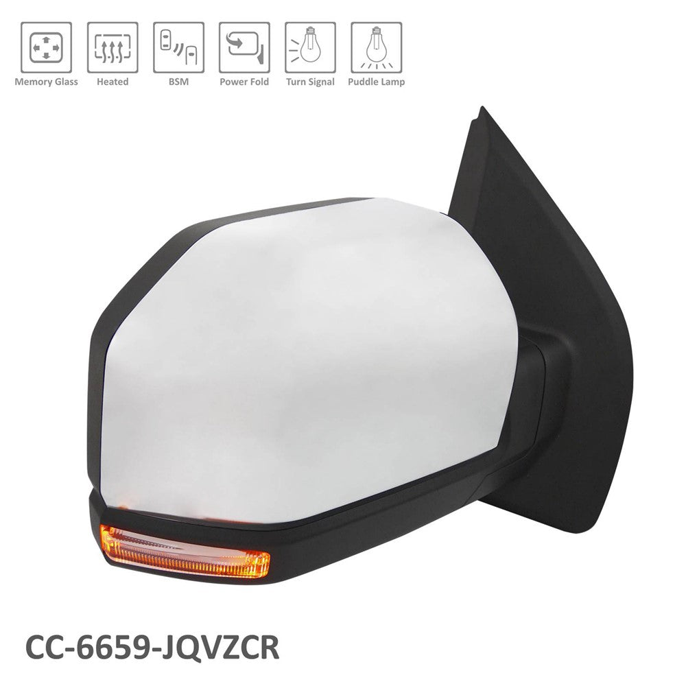Right Passenger Side Power Door Mirror 2015-2018 Ford F-150